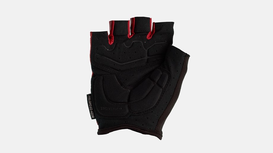 Specialized Women's Body Geometry Sport Gel Short Finger Gloves Vivid Red - L
