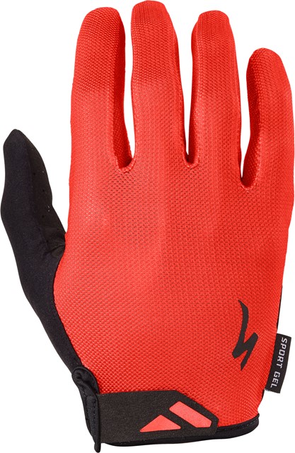 Specialized Men's Body Geometry Sport Gel Long Finger Gloves Red - S