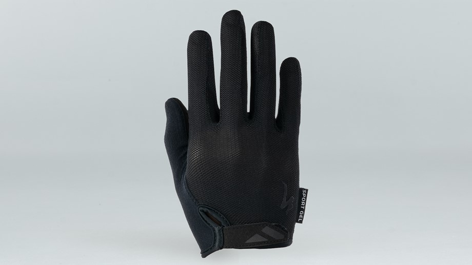 Specialized Women's Body Geometry Sport Gel Long Finger Gloves Black - XL
