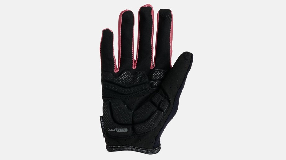 Specialized Men's Body Geometry Dual-Gel Long Finger Gloves Dusty Rose - M