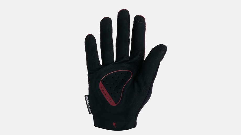 Specialized Women's Body Geometry Grail Long Finger Gloves Garnet Red - L