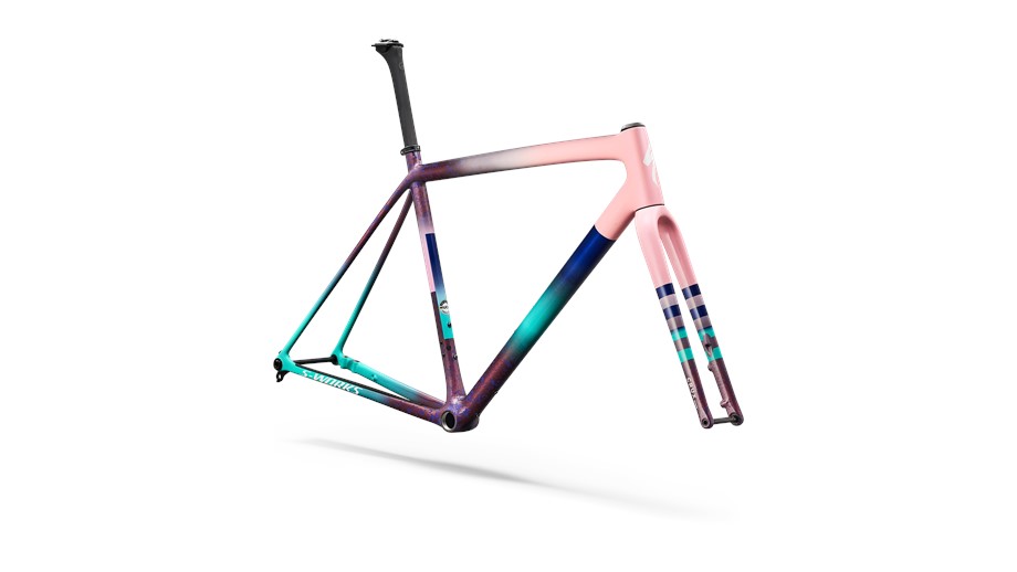 2026 Specialized S-Works Crux Frameset Desert Rose / Quartz / Purple Haze / Majesty Blue / Lagoon Blue / Metallic White - 61