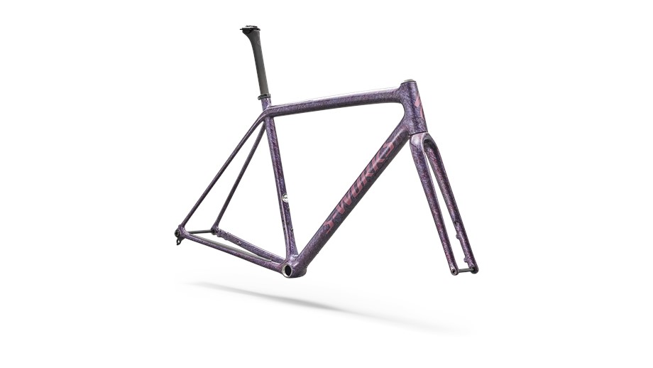 2026 Specialized S-Works Crux Frameset Nebula Metallic / Quartz Metallic - 56