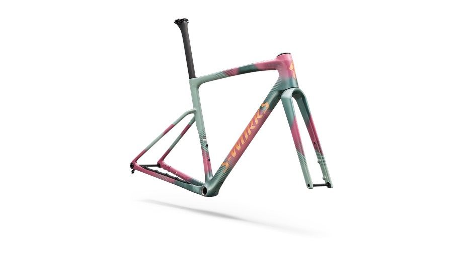 2027 Specialized S-Works Crux 5 Frameset Agave Grey / Photon Tint Over Silver Dust - 61