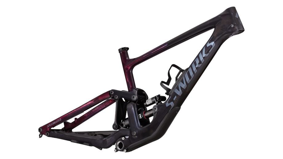 2025 Specialized S-Works Enduro Frameset Gloss Rebel Pink Tint Carbon / Fog Tint - S5