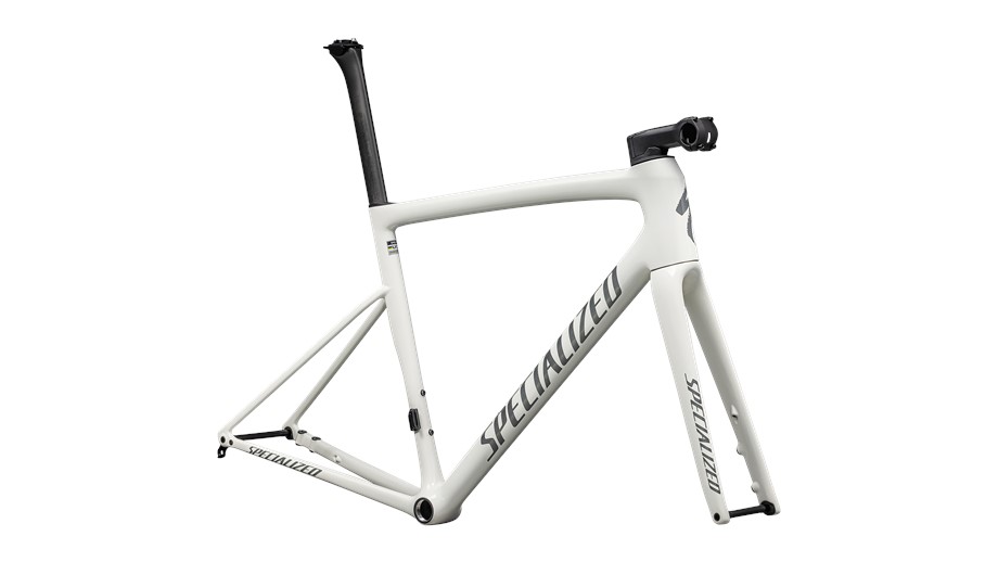 2025 Specialized Tarmac SL8 Frameset Gloss Dune White / Black Pearl Over Ashen - 54