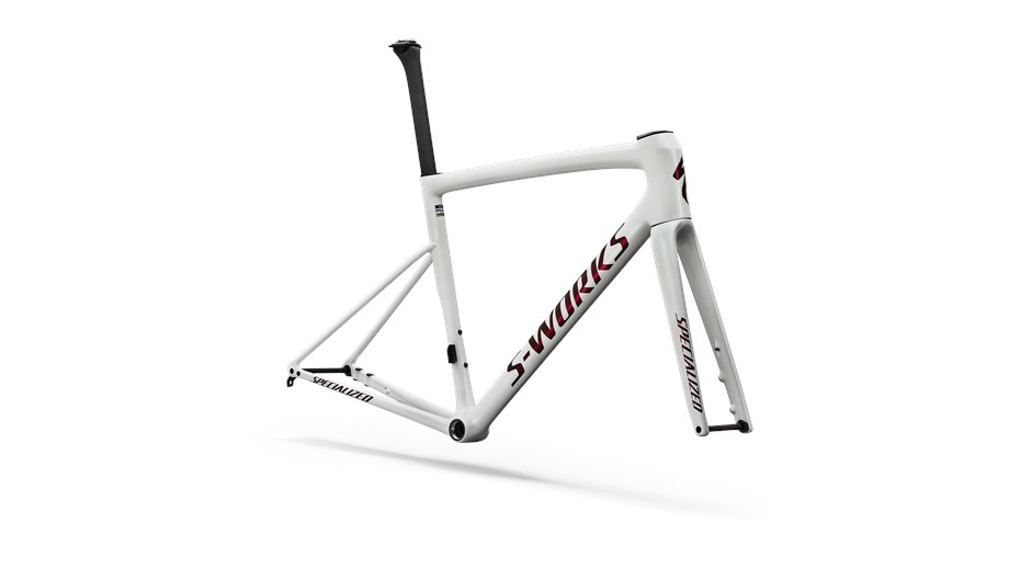 2026 Specialized S-Works Tarmac SL8 Frameset Gloss Metallic White Silver / Pearl / Black - 61