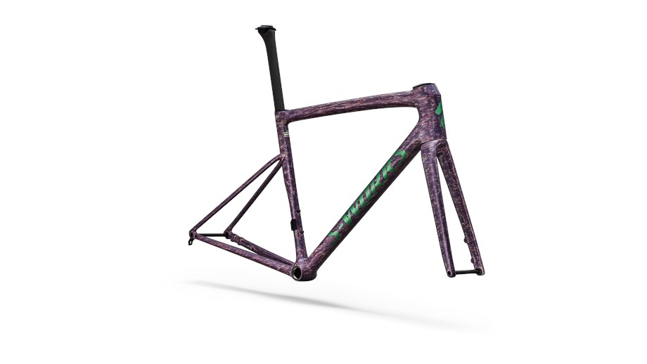 2026 Specialized S-Works Tarmac SL8 Frameset Gloss Dolomite Metallic / Directional Brush / Oasis Tint Over Liquid Metal - 54