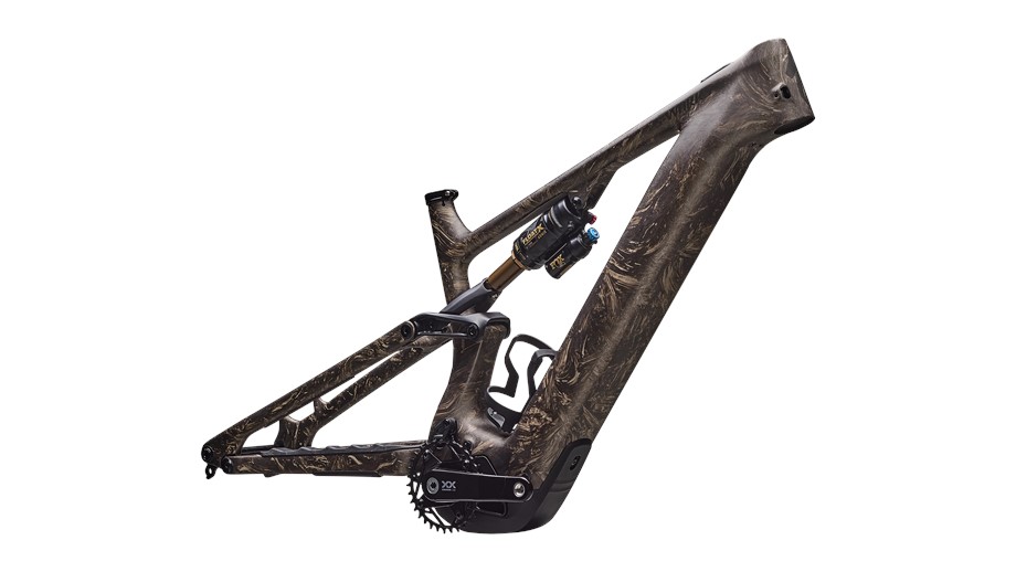 2026 Specialized S-Works Turbo Levo 4 Frameset Satin Taupe / Gunmetal Strata / Metallic Obsidian - S3