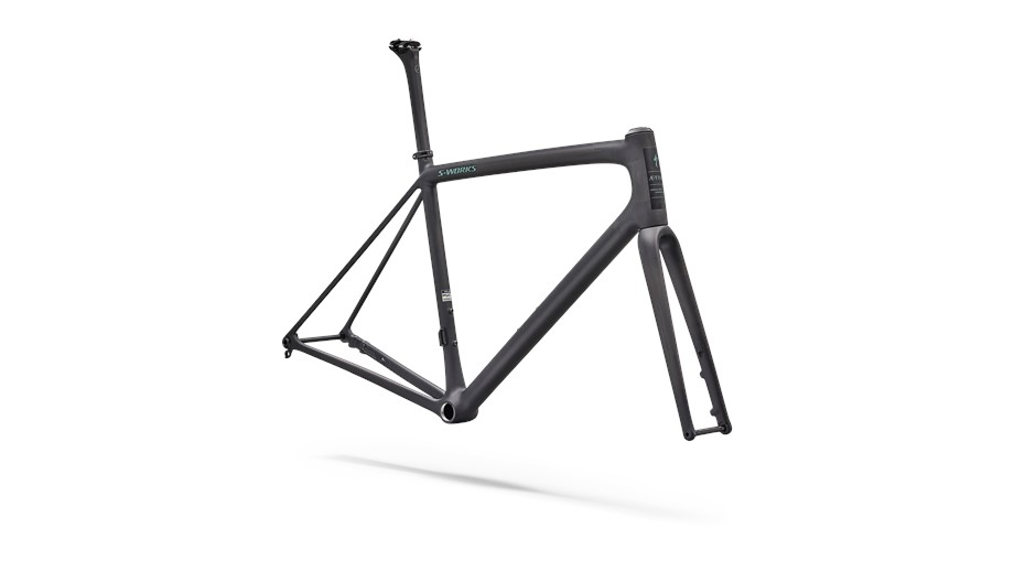 2026 Specialized S-Works Aethos 2 Frameset Rtp Raw Carbon / Premium Fjord Metallic - 49