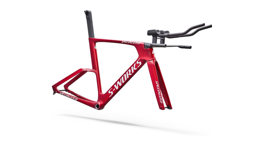 Specialized S-Works Shiv TT Disc Module Gloss Ruby Metallic / White Silver Metallic - L