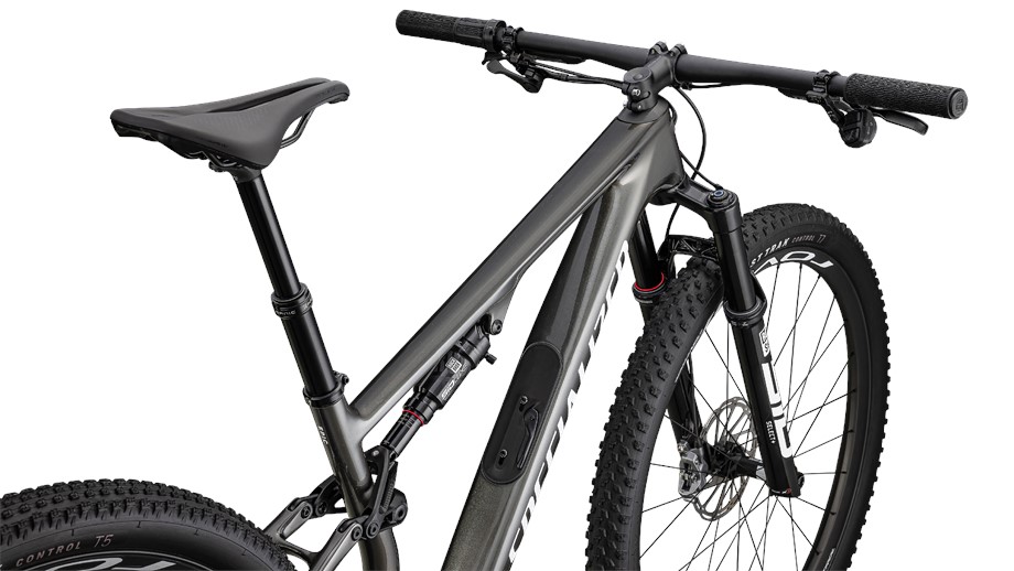 2024 Specialized Epic 8 Expert Gloss Carbon / Black Pearl White - M