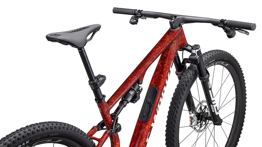 2026 Specialized S-Works Epic 8 Gloss Fiery Red Dry Impasto / Metallic White Silver - S