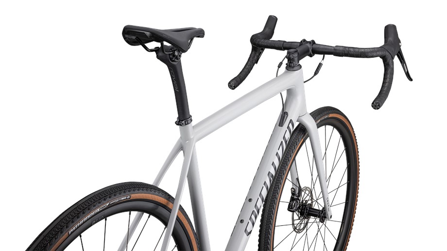 2023 Specialized Crux Comp Gloss Dove Grey / Metallic Navy - 56