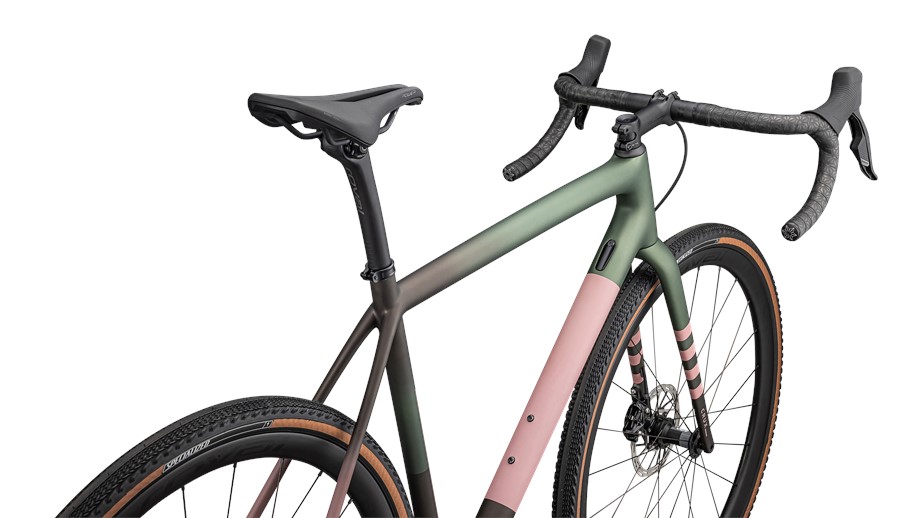 2025 Specialized Crux Expert Satin Cypress Metallic / Doppio / Dusky Pink / Champagne - 58