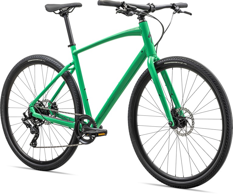 2024 Specialized Sirrus X 2.0 Gloss Electric Green / Satin Reflective Smoke - XS