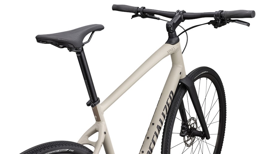 2023 Specialized Sirrus X 4.0 Gloss White Mountains / Taupe / Satin Black Reflective - XXS