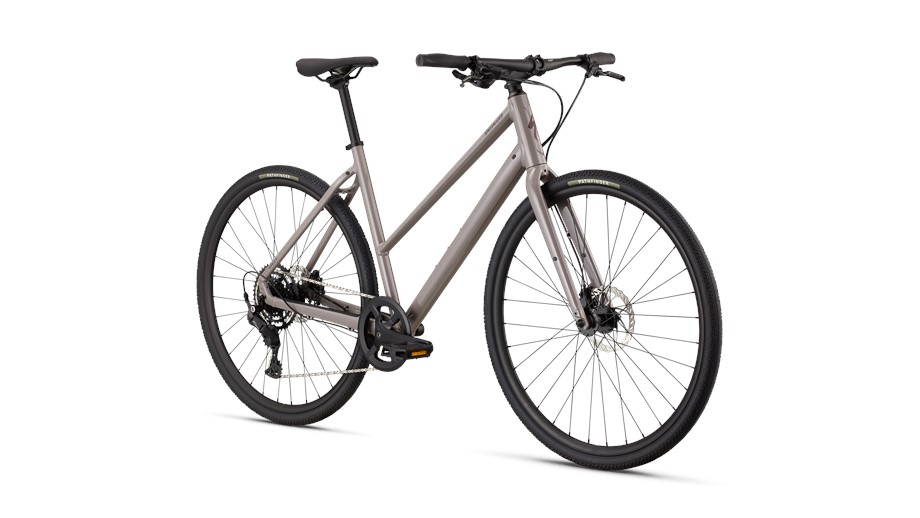 2026 Specialized Sirrus X 2.0 Step-Through Gloss Desert Metallic / Bordeaux Metallic Frost Reflective - XS