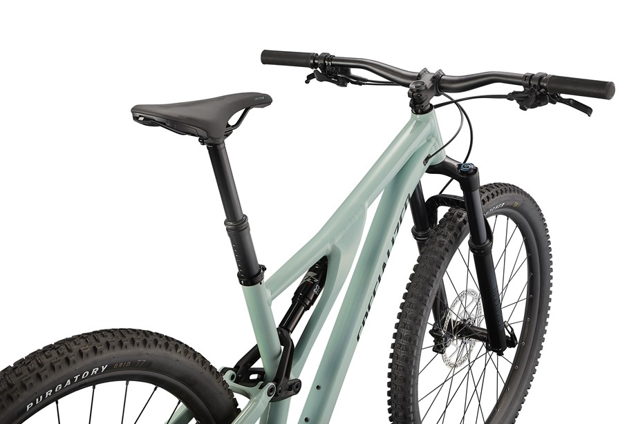 2022 Specialized Stumpjumper Alloy Gloss Ca White Sage / Black - S5