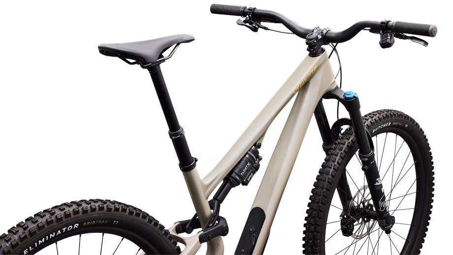 2026 Specialized Stumpjumper 15 EVO Comp Satin Sandstone Metallic / California Sunshine - S4