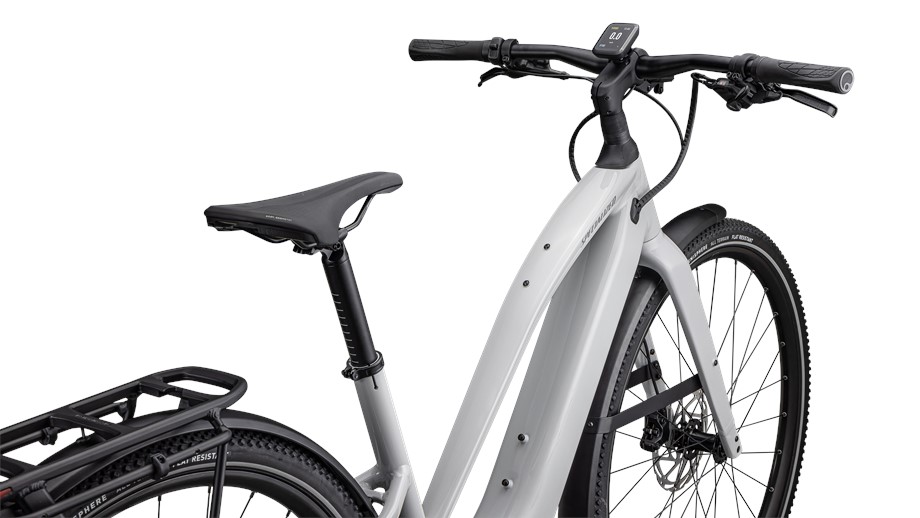2026 Specialized Turbo Vado SL 2 5.0 Step-Through Gloss Dove Gray / Cool Grey Frost - L