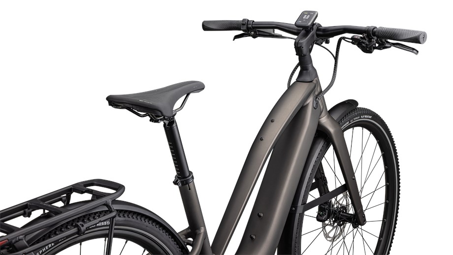 2025 Specialized Turbo Vado SL 2 4.0 Step-Through  Satin Gunmetal / Smoke Frost - S