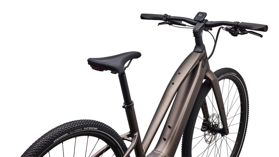 2026 Specialized Turbo Vado SL 2 4.0 Step-Through  Satin Gun Metal / Agave Grey Frost Reflective - M