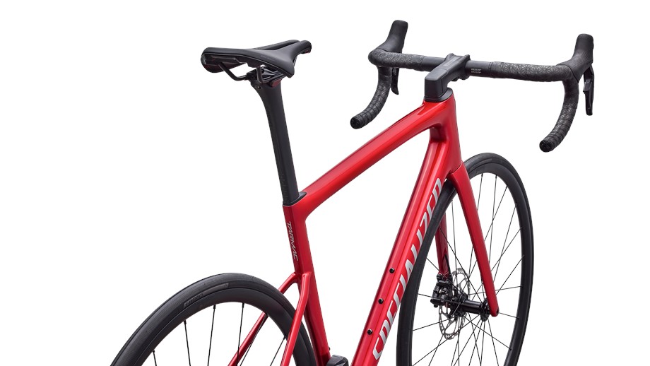 2026 Specialized Tarmac SL8 Comp Gloss Red Tint Over Silver Dust / Silver Dust - 54