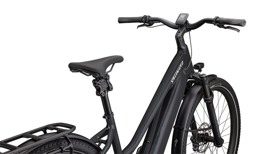 2026 Specialized Turbo Vado 5.0 IGH Step-Through Gloss Castblack / Satin Silver Reflective - M