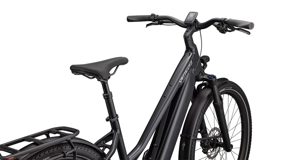 2025 Specialized Turbo Vado 4.0 Step-Through Gloss Castblack / Satin Silver Reflective - M