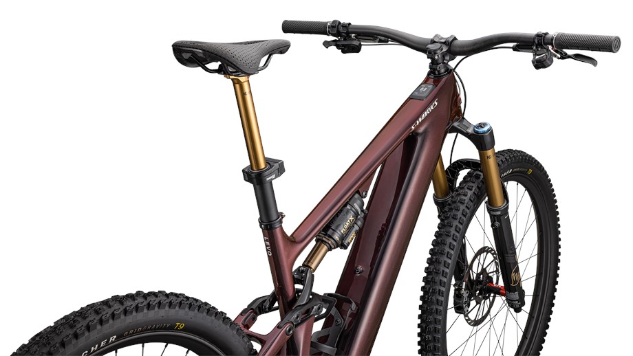 2026 Specialized S-Works Turbo Levo 4 Gloss Red Pearl / Black / Metallic White Silver - S6