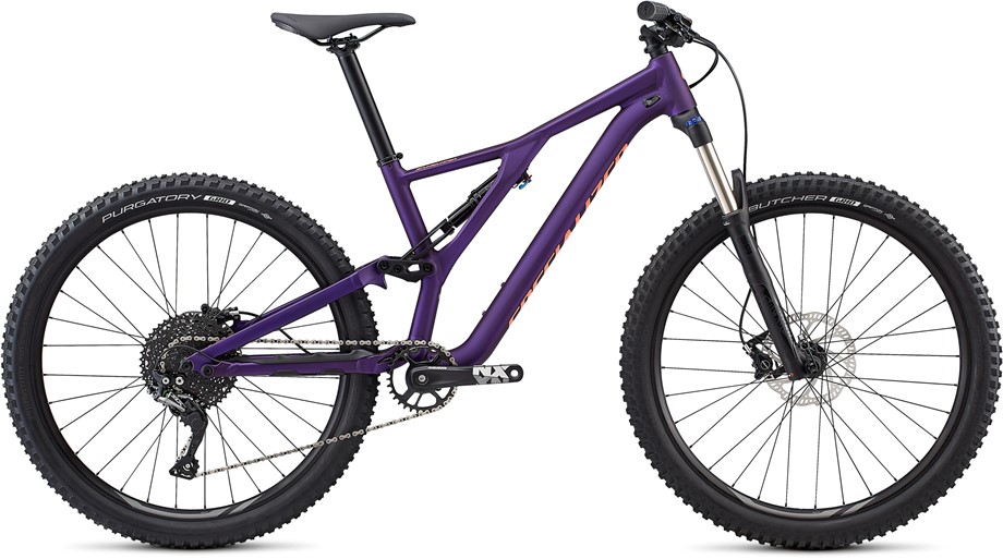 2019 Specialized Women's Stumpjumper ST Alloy 27.5 Satin Gloss /Plum Purple/Acid Lava L