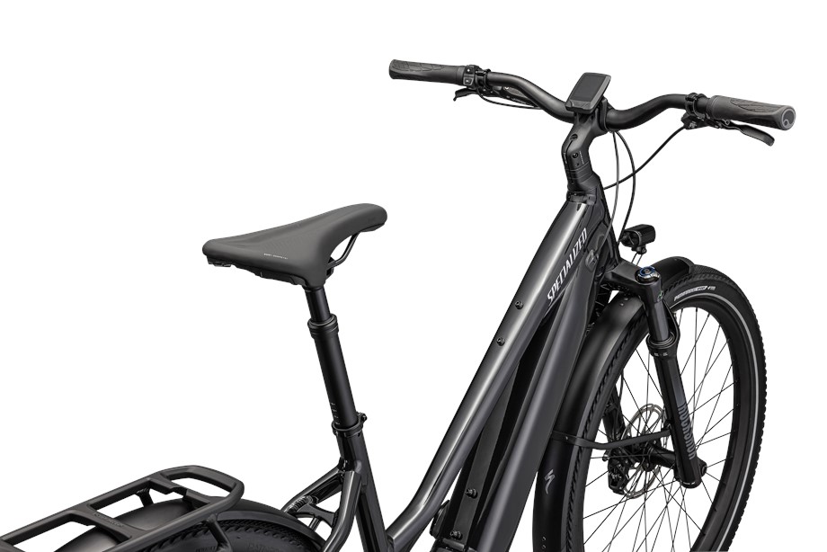 2023 Specialized Turbo Vado 5.0 IGH Step-Through Cast Black / Silver Reflective S