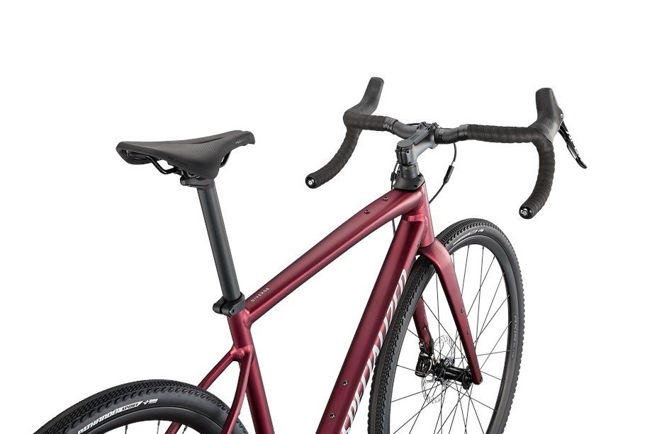 2022 Specialized Diverge Comp E5 Satin Maroon / Light Silver / Chrome / Clean - 61