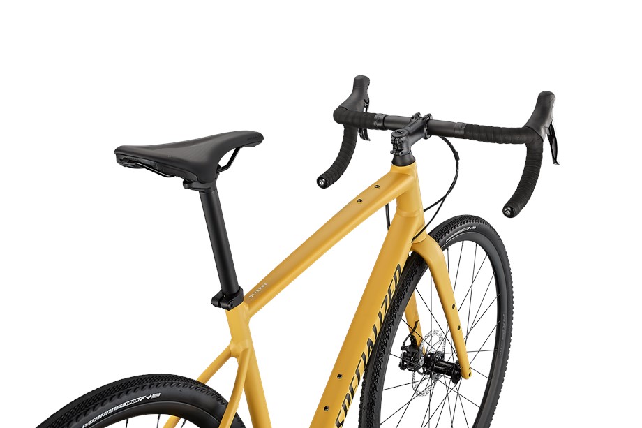 2022 Specialized Diverge E5 Satin Brassy Yellow / Black / Chrome / Clean - 58
