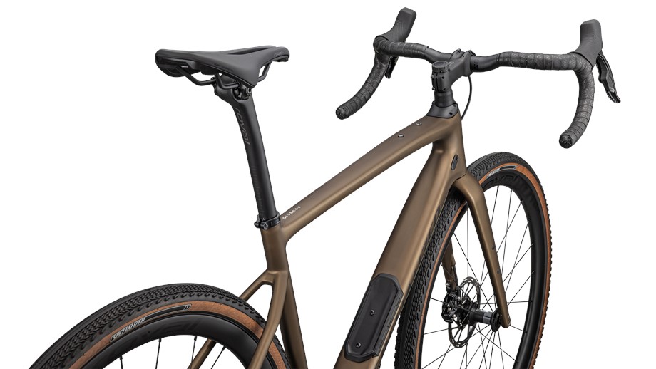 2025 Specialized Diverge Expert Carbon Satin Burnt Gold Metallic / Black Liquid Metal - 56