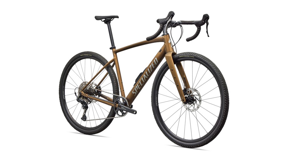 2026 Specialized Diverge 4 Sport Alloy Satin Burnt Gold Metallic / Shadow Silver - 49