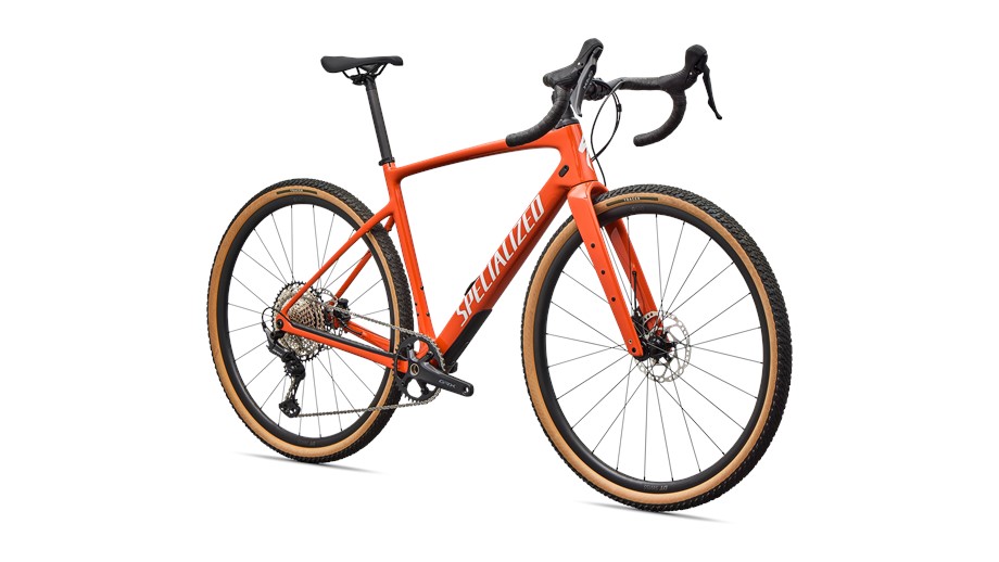 2026 Specialized Diverge 4 Sport Carbon Deep Orange / Dune White - 49