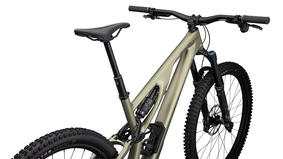 2024 Specialized Stumpjumper EVO Expert T-Type Satin Metallic Spruce / Dark Moss Green - S2