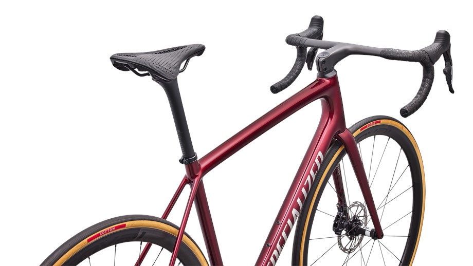 2027 Specialized Aethos 2 Pro Red Sky / Chrome Decal - 49