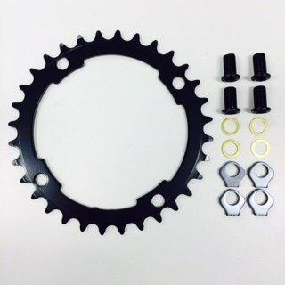Specialized CHR FSA VERO, 32T, 9-SPD, 4-BOLT 110BCD, 2X INNER RING, ALLOY, W/ WASHERS & BOLTS (WB396C01ZYED00) Chr Vero Subcompact 32t Chainring W / Washers & Bolts (wb396001zzed00)