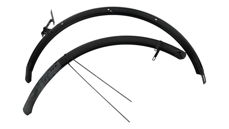 Specialized FND MY17 VADO (L1E), FRONT & REAR FENDER SET, 700C, ALLOY, 58MM WIDTH, W/ LICENSE PLATE HOLDER, W/O HARDWARE