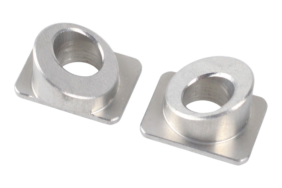 BOLT GEO-ADJUST FLIP-CHIP BUSHING KIT, FOR REAR SHOCK EYELET, 8IDX15ODX6.5MM, STEEL (2 PCS)