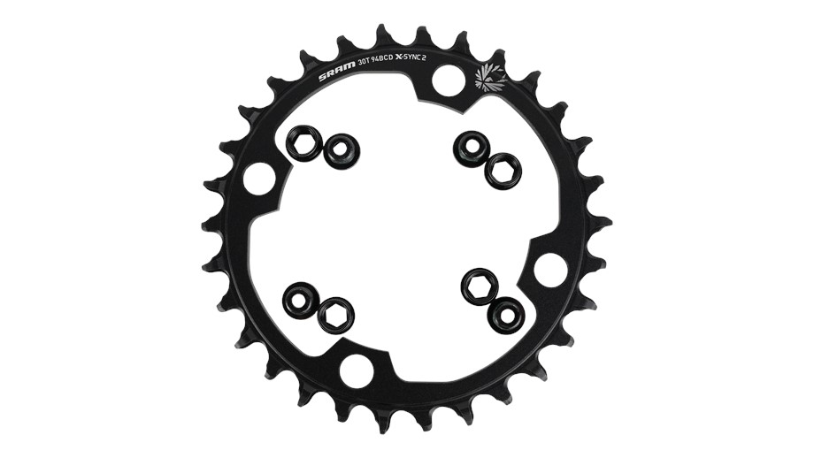 Specialized CHR TURBO, 30T, EAGLE 12-SPD, 4-BOLT 94BCD, 1X RING, ALLOY, SRAM (00.6218.012.000) Chr My20 Levo Sl Sram Chainring, Sl System, X-sync Eagle 30t 94 Bcd Blk Light Emtb 00.6218.012.000