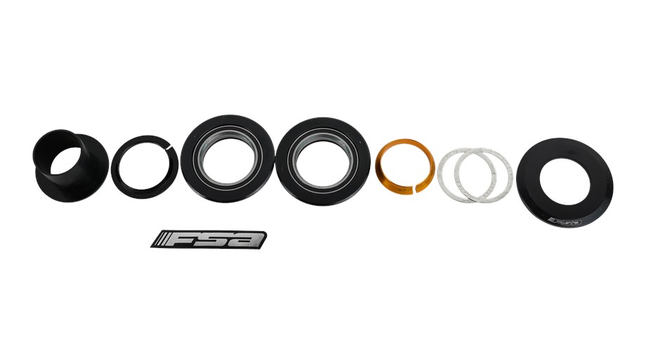 Specialized HDS COMPLETE, ZS49/28.6MM TOP, ZS49/30MM BOTTOM, 1-1/8" UPPER & LOWER BRGS. (36X45 DEG), 46MM TOP COVER (H2232), W/ CROWN RACE (NO.9M/CUP/CC-1.5R/S) Hds Th,no.9m / Cup / Cc-1.5r / S,al,46mm Conespacer,upper 1.125in Crmo,lower1.5in Crmo Cartridge Bearing