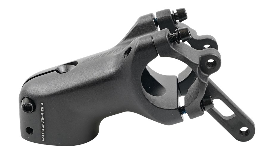 Specialized STM, FLOW-SET STEM, 60MM LENGTH, 31.8MM BAR CLAMP, 20-DEG RISE, FOR 1-1/8" STEERER, W/ INTEGRATED LIGHT MOUNT (M6X1.0P BOLT) Stm,m19 Como Da-218,20 Deg,split-faceplate,w / Plate & Light Mount,60mm, For Supernova Light,m6 Threa