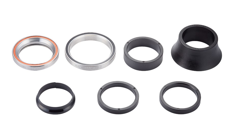 Specialized HDS INTEGRATED, 1-1/8IN UPPER, 45.8OD X 36.8ID X 6.5MM LOWER, 45X45 DEG, 46MM CONE COVER, W/ SPACERS (IS248S-20P(46)) Hds Is248s-20p(46),46mm Conespacer,upper 1.125in Campy45 Style,lower 1.375in Campy45 Style Nonestyl