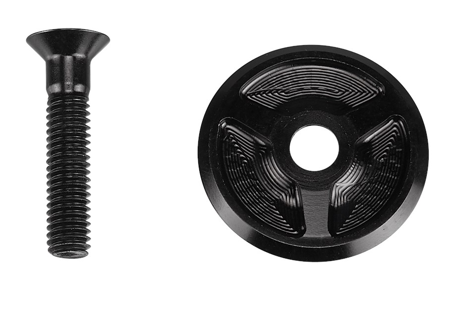Specialized HDS SUB, ROAD 1-1/8" TOP CAP W/ ALLOY BOLT (SPL-134920-BK) Hds Spl-134920-bk, Top Cap,road,race Ht K1,28.6mm Steerer,aly, W / Bolt