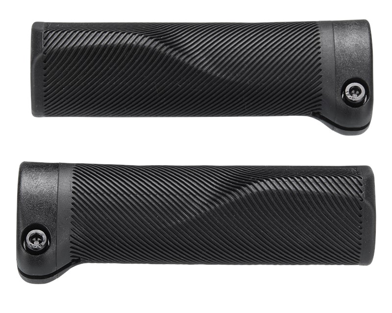 Specialized BAR GRIPS, KIDS FLANGED LOCK-ON, 105MM LENGTH, 30MM OD, 22.2MM DIA. BAR MOUNT, RUBBER, CLOSED END Black