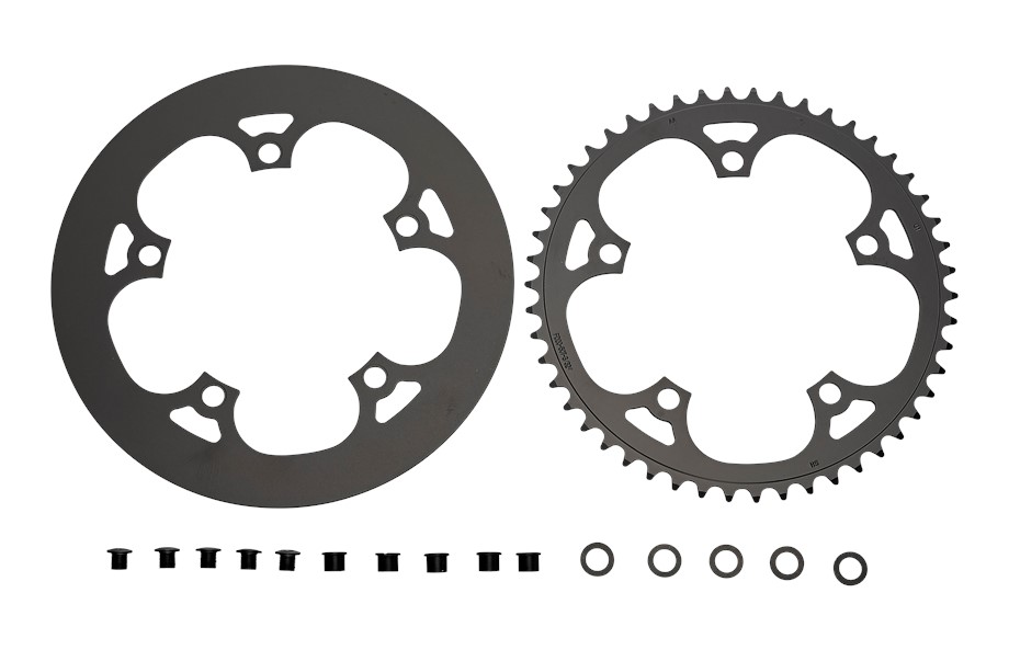 Specialized CHR GLOBE, 50T, 8/9-SPD, 130BCD, 1X RING, STEEL, W/ CHAINRING GUARD & BOLTS